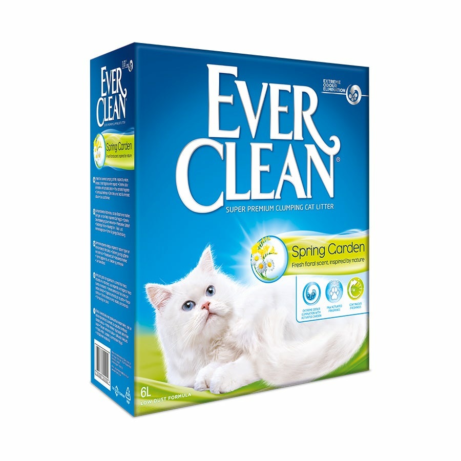 Ever Clean Lettiera Agglomerante Spring Garden - 10 Litri con Fresca Fragranza Floreale