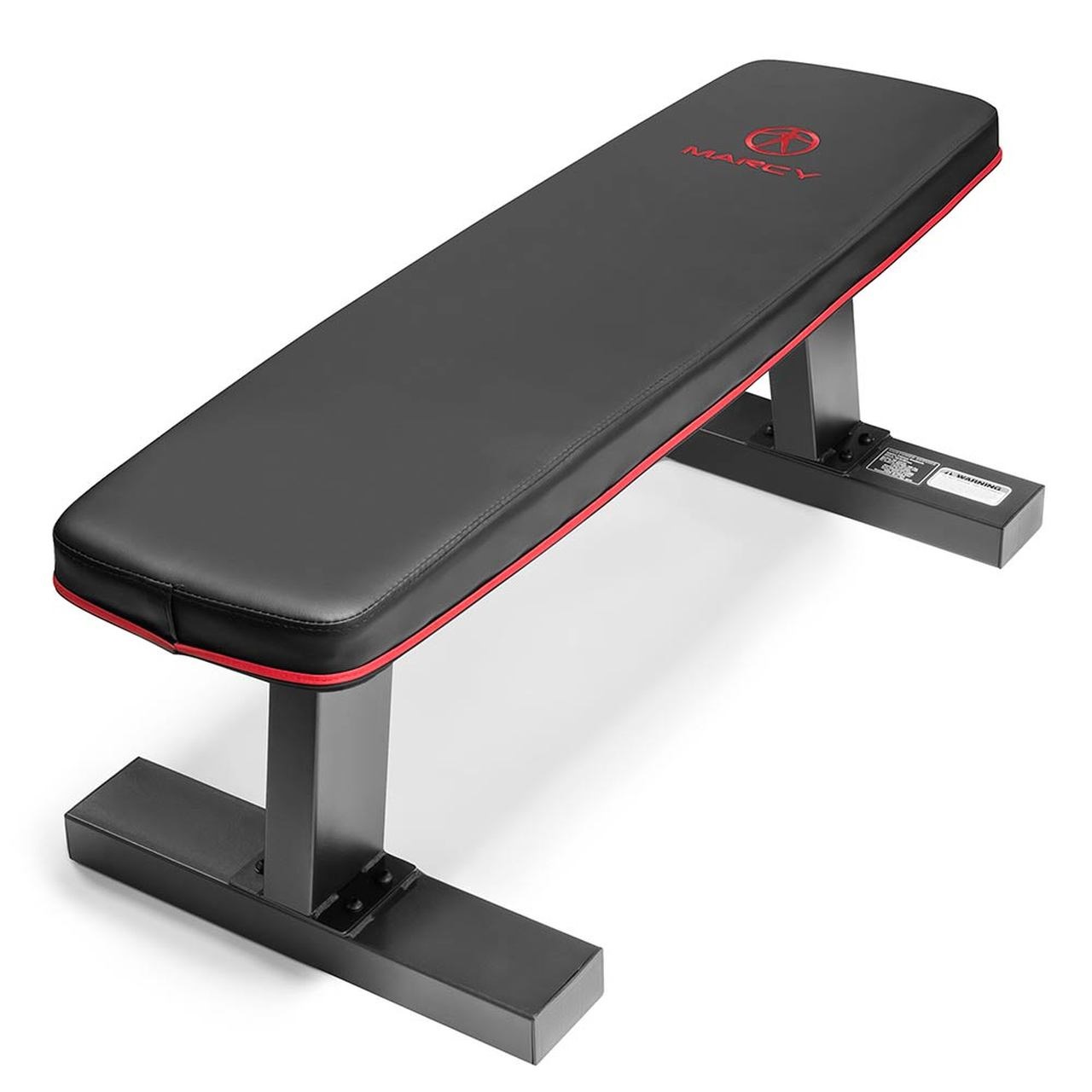 Marcy Deluxe SB-10510 Panca Piana - Capacità 270 kg, Colore Nero, Design Robusto e Versatile