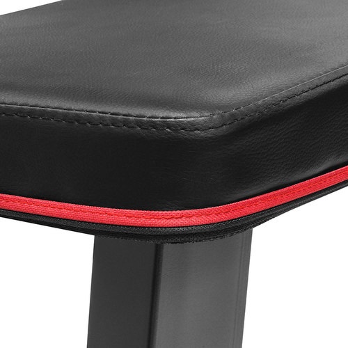 Marcy Deluxe SB-10510 Panca Piana - Capacità 270 kg, Colore Nero, Design Robusto e Versatile