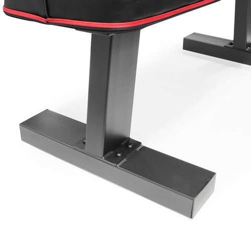 Marcy Deluxe SB-10510 Panca Piana - Capacità 270 kg, Colore Nero, Design Robusto e Versatile