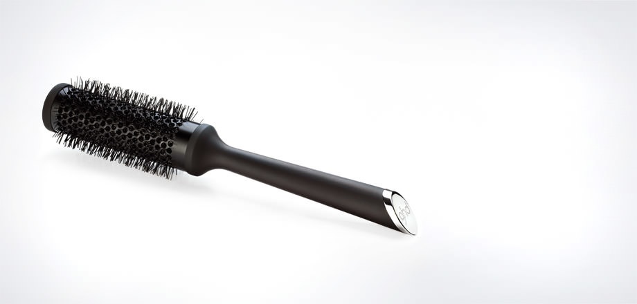 GHD Spazzola Tonda in Ceramica Misura 2 (35 mm) - Perfetta per Capelli di Lunghezza Media