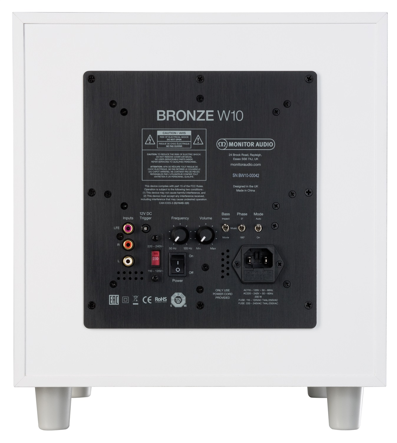 Monitor Audio Bronze W10 Subwoofer Attivo 10