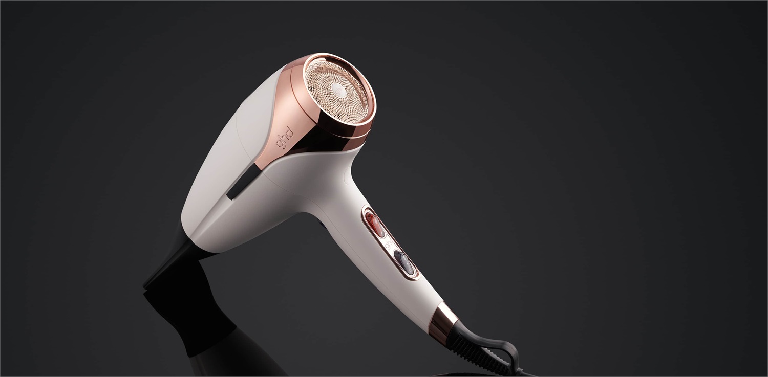 GHD Helios Asciugacapelli Professionale Bianco 2200W con Tecnologia Aeroprecis e Motore Brushless