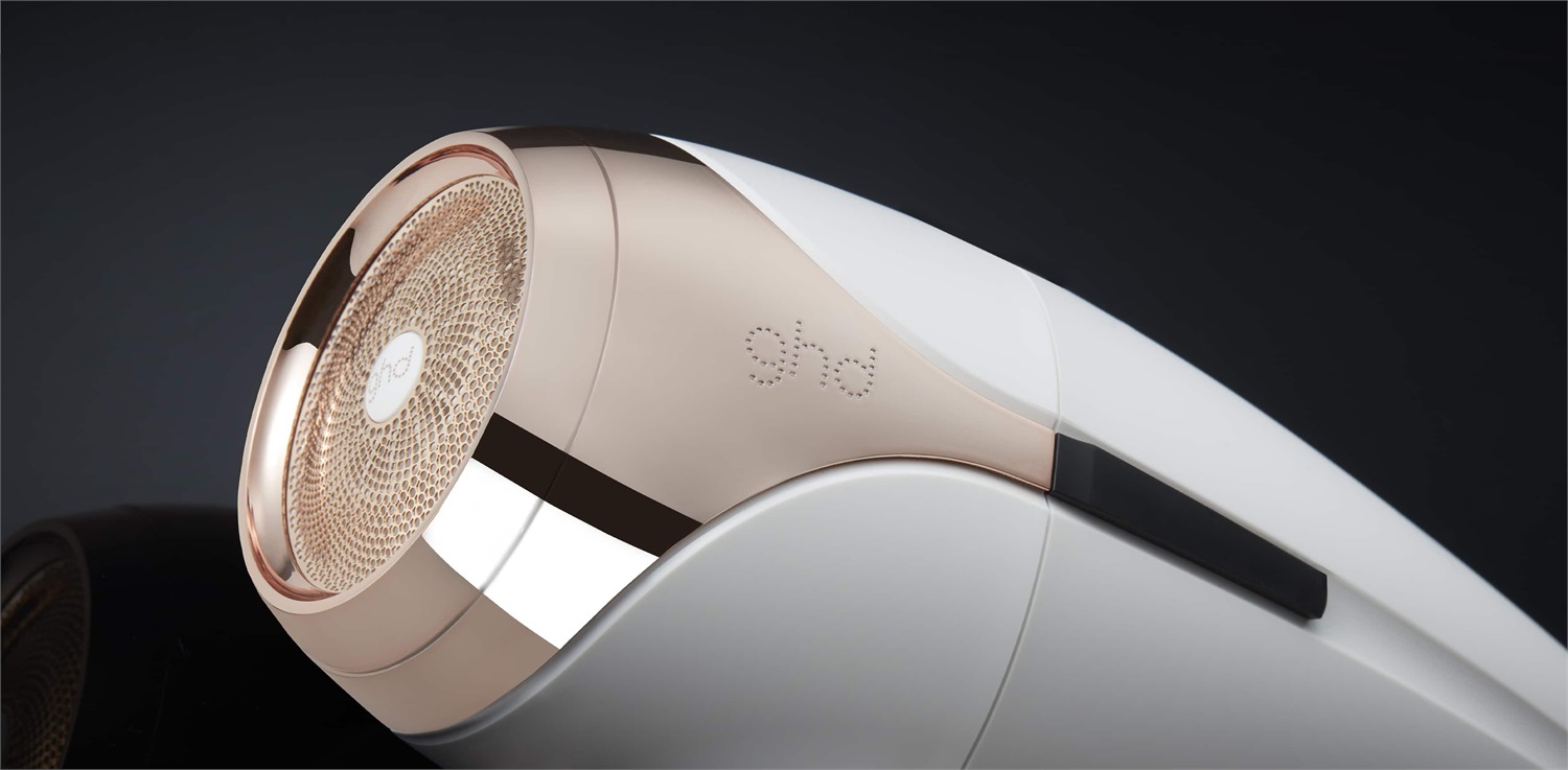 GHD Helios Asciugacapelli Professionale Bianco 2200W con Tecnologia Aeroprecis e Motore Brushless