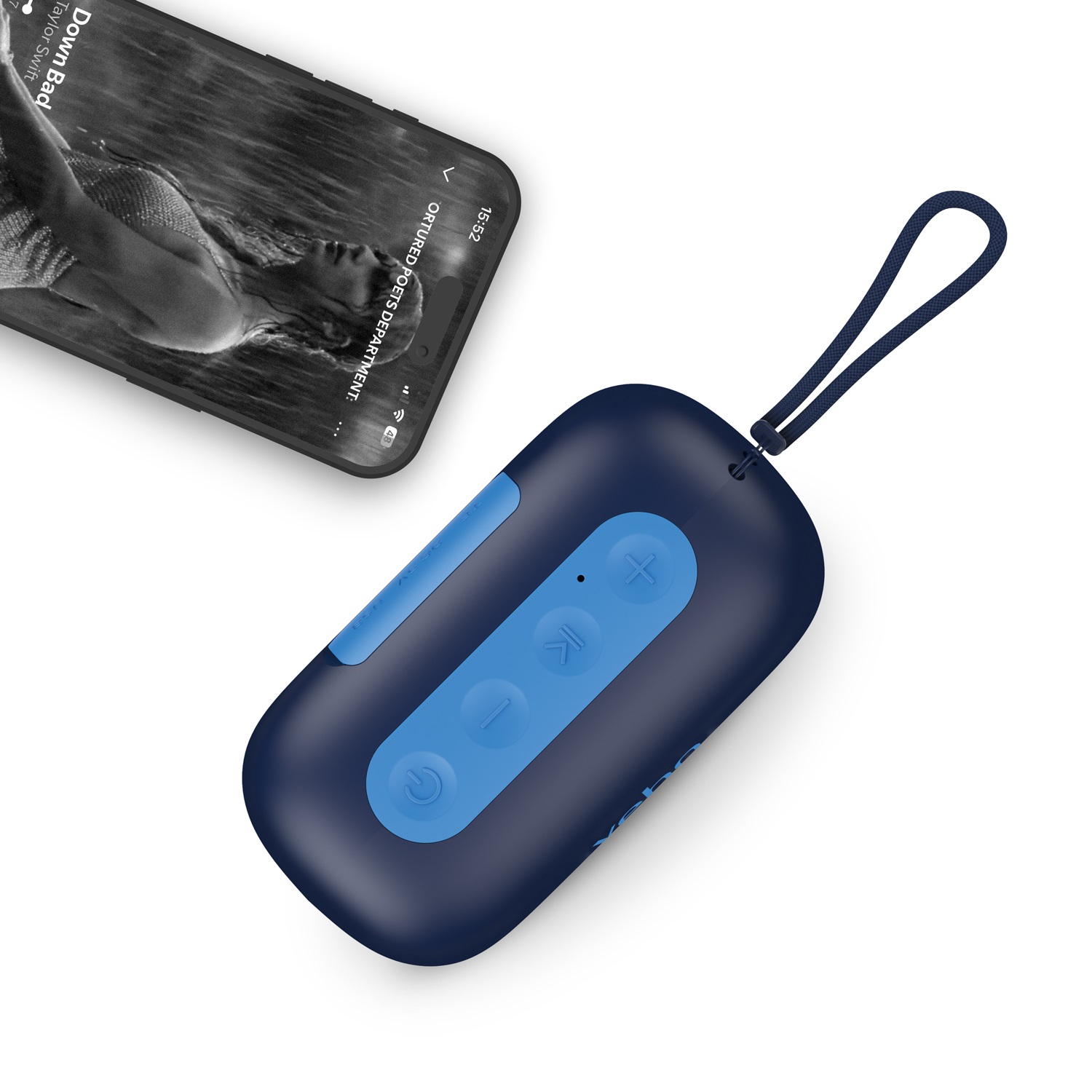 Veho MZ-4 - Altoparlante Portatile Bluetooth Senza Fili Blu