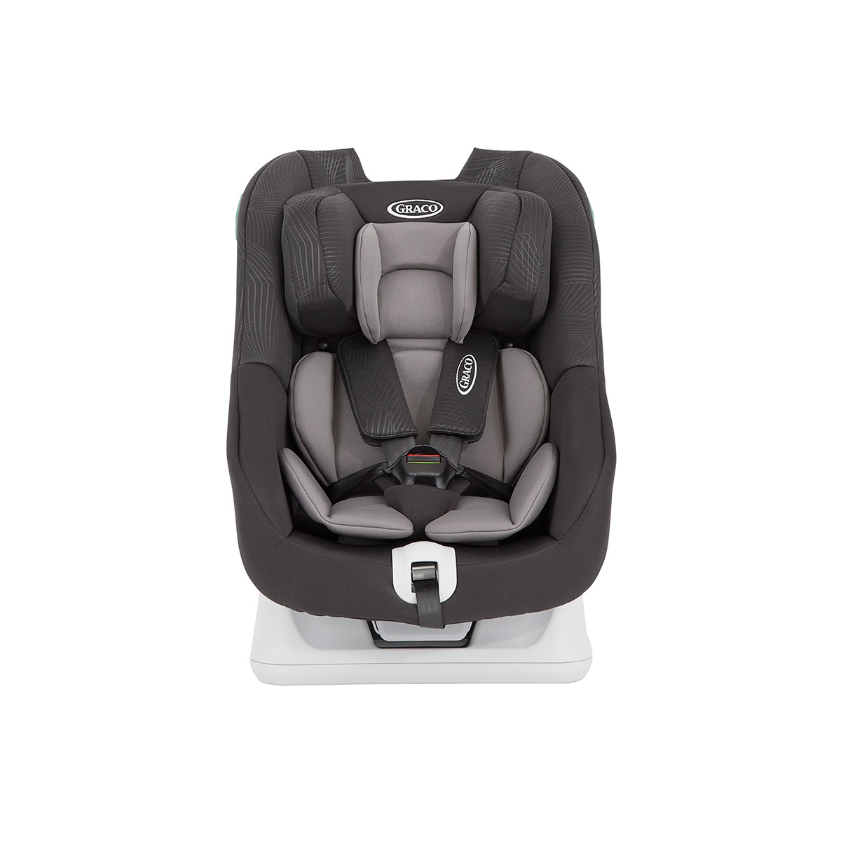 Graco Seggiolino Auto Extend LX R129 Midnight - Evolutivo, dalla nascita a 105 cm, installazione con cintura di sicurezza