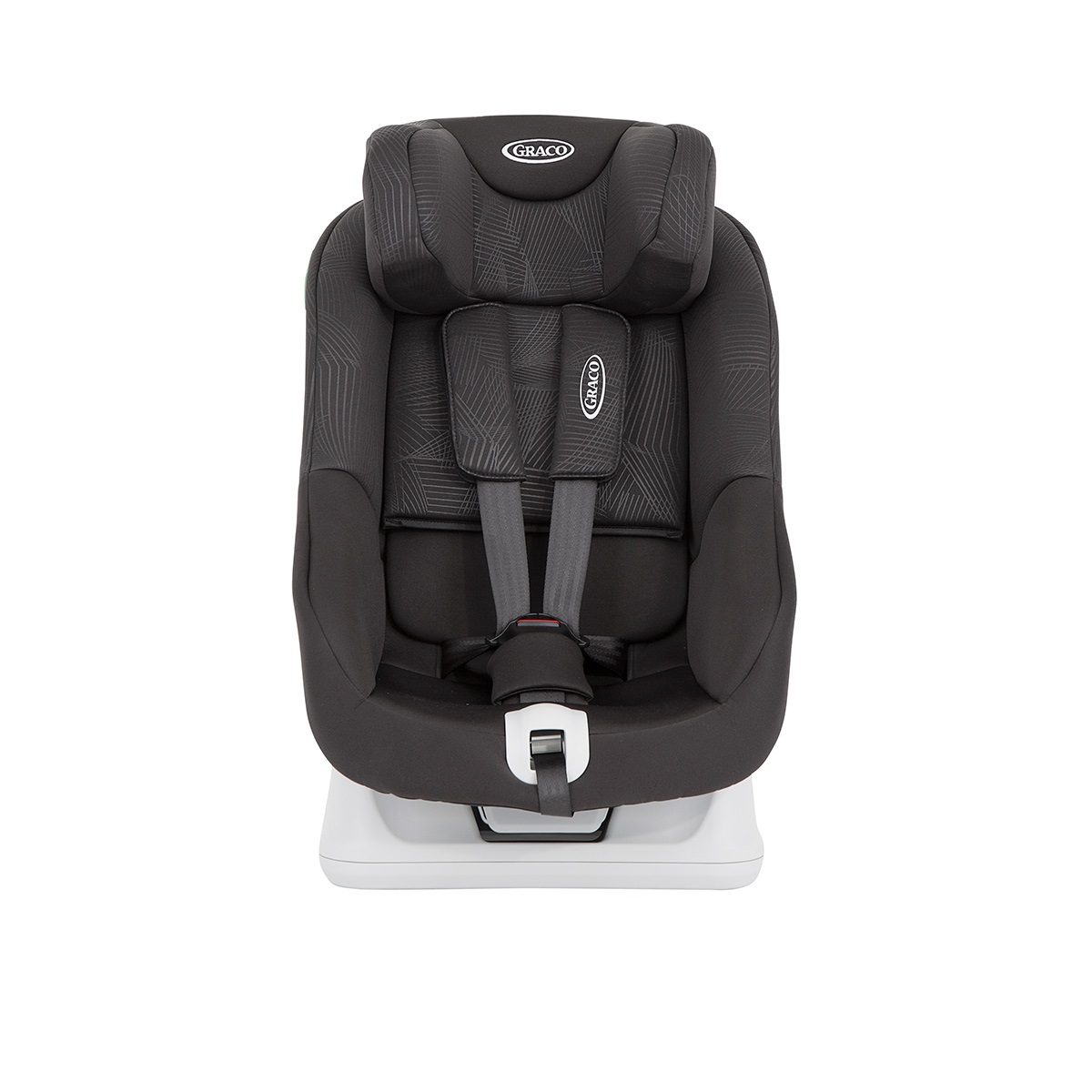 Graco Seggiolino Auto Extend LX R129 Midnight - Evolutivo, dalla nascita a 105 cm, installazione con cintura di sicurezza