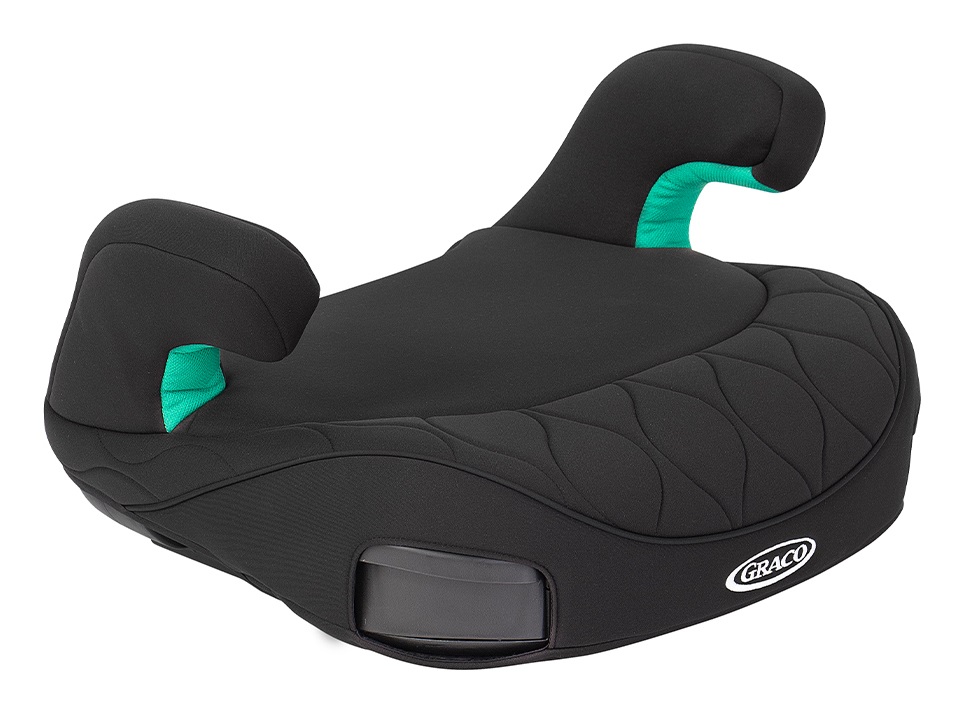 Graco Booster Max R129 - Rialzo Auto Senza Schienale ISOFIX, Comfort e Sicurezza per Bambini da 6 a 12 Anni, Colore Midnight