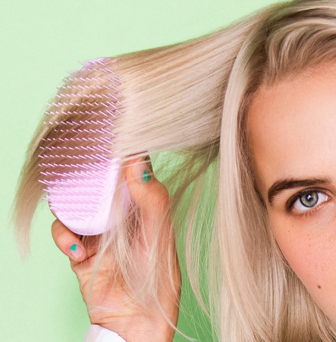 Tangle Teezer The Original Mini Unicorn Magic - Spazzola Districante per Bambini, Design Unicorno, Mini Dimensioni, Ideale per Capelli Delicati