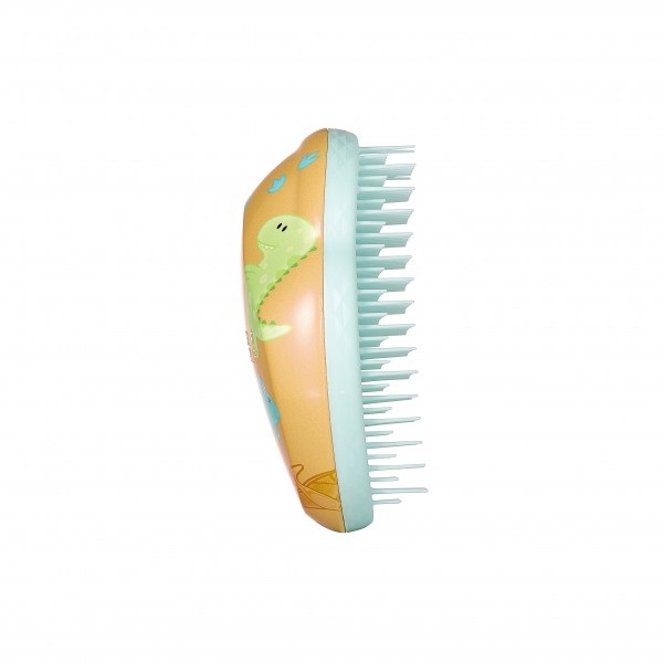 Tangle Teezer The Original Mini Mighty Dino - Spazzola Districante per Bambini con Design Concavo e Dentini a Due Lunghezze