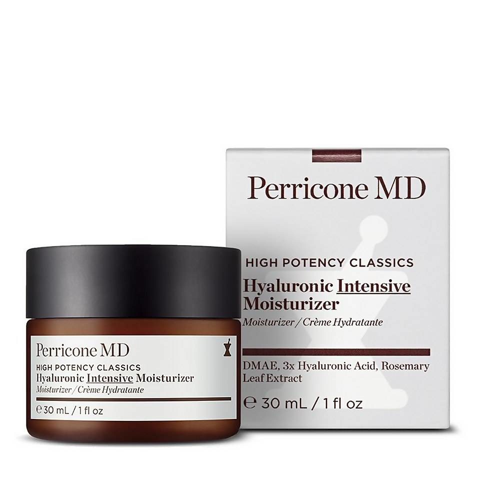 Perricone MD High Potency Classics Hyaluronic Intensive Moisturizer 30 ml - Crema idratante per il viso con acido ialuronico, per tutti i tipi di pelle
