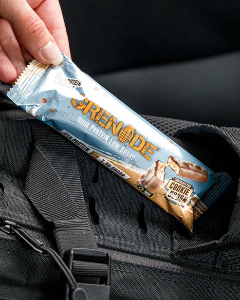 Grenade Barretta Proteica Chocolate Chip Cookie Dough - 12 x 60g, Alta Proteina e Basso Zucchero