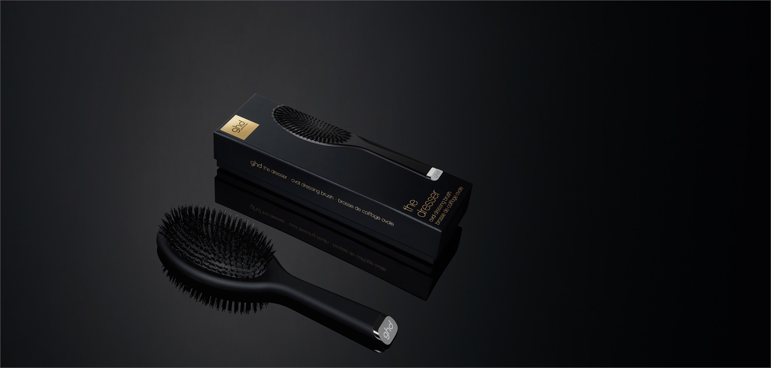 ghd The Dresser - Spazzola Ovale Antistatica con Setole in Nylon per Capelli, 1 pz