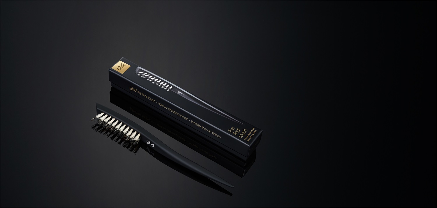 GHD The Final Touch Spazzola Stretta per Cotonare - Unisex, Adatta a Tutti i Tipi di Capelli, 1pz