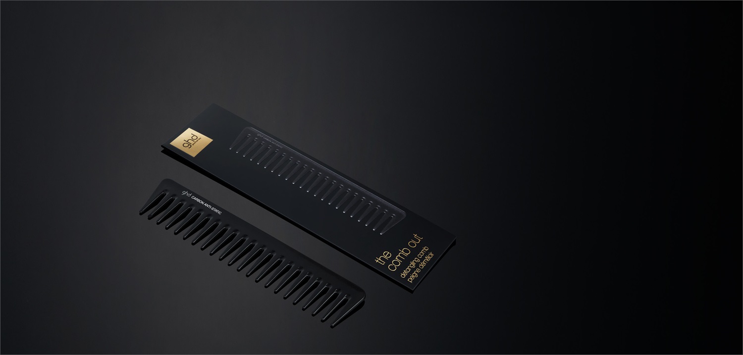 GHD The Comb Out Pettine a Denti Larghi - Districante per Capelli Fragili, 1 pz
