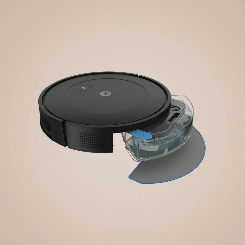 iRobot Roomba Combo Essential - Aspirapolvere e Lavapavimenti 2-in-1 Senza Sacchetto Nero, Potente Aspirazione, Autonomia 90 min, Controllabile tramite App
