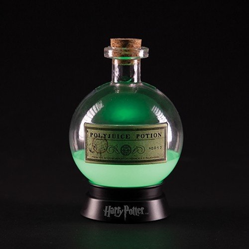 Fizz Creations Lampada da Tavolo Harry Potter Pozione Polisucco Multicolore - Cambia Colore - 13 cm