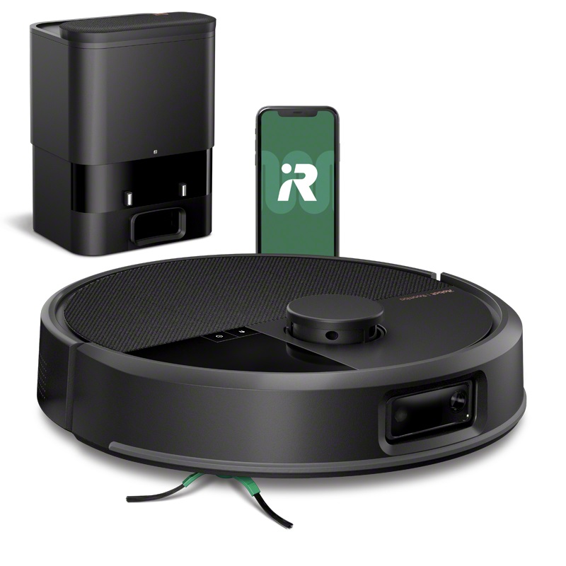 iRobot Roomba Max 705 - Aspirapolvere robot con Dock di svuotamento automatico, 0,26 L, Potenza di aspirazione 13.000 Pa, Nero