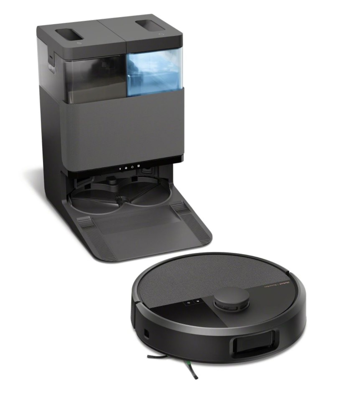 iRobot Roomba Plus 505 Combo - Aspirapolvere Robot 2-in-1 con Stazione AutoWash, Senza Sacchetto, Nero