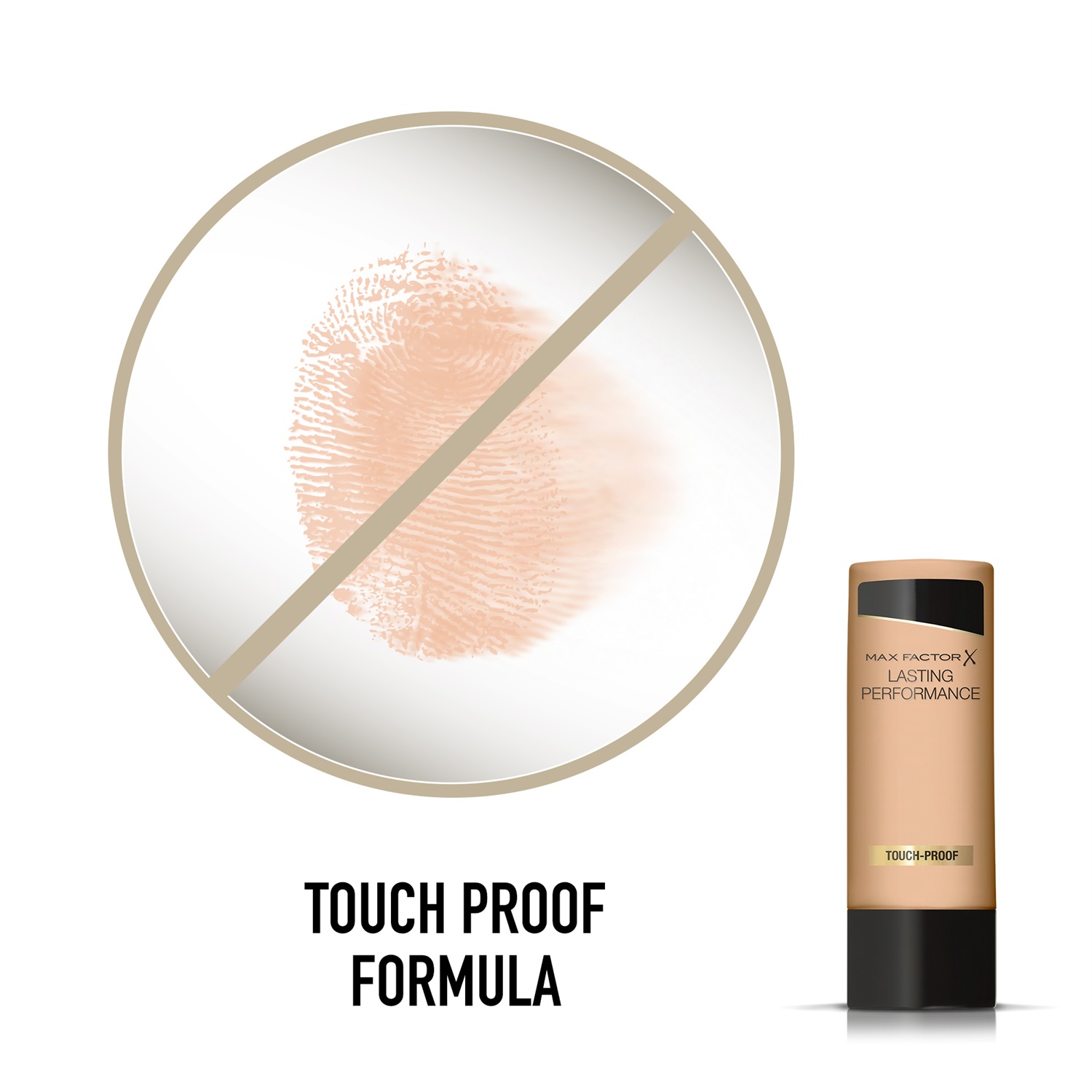 Max Factor Fondotinta Lasting Performance 111 Deep Beige 35ml - Alta Coprenza, Finish Matte, Lunga Durata