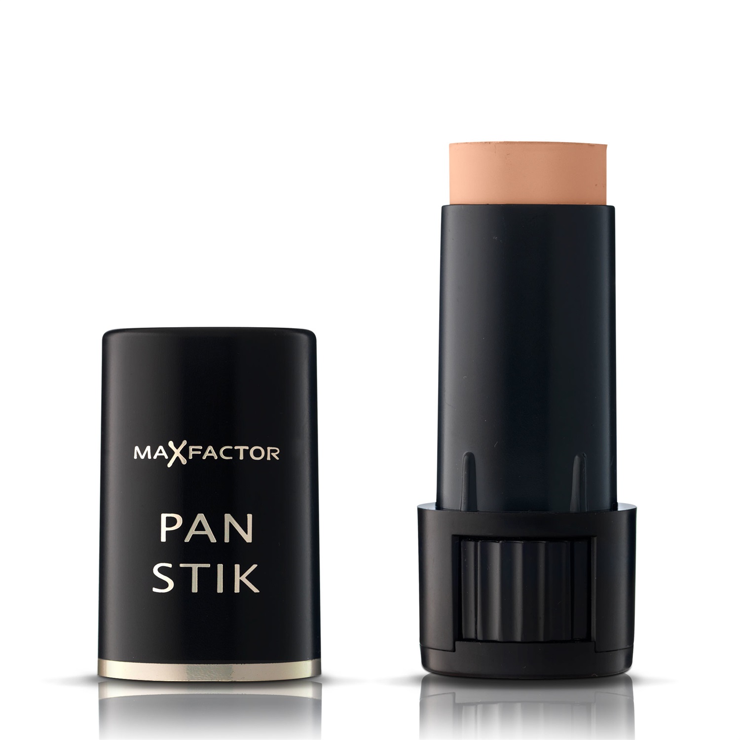 Max Factor Pan Stik Fondotinta in Stick 096 Bisque Ivory 9g - Coprenza Elevata, Texture Cremosa, Antimperfezione