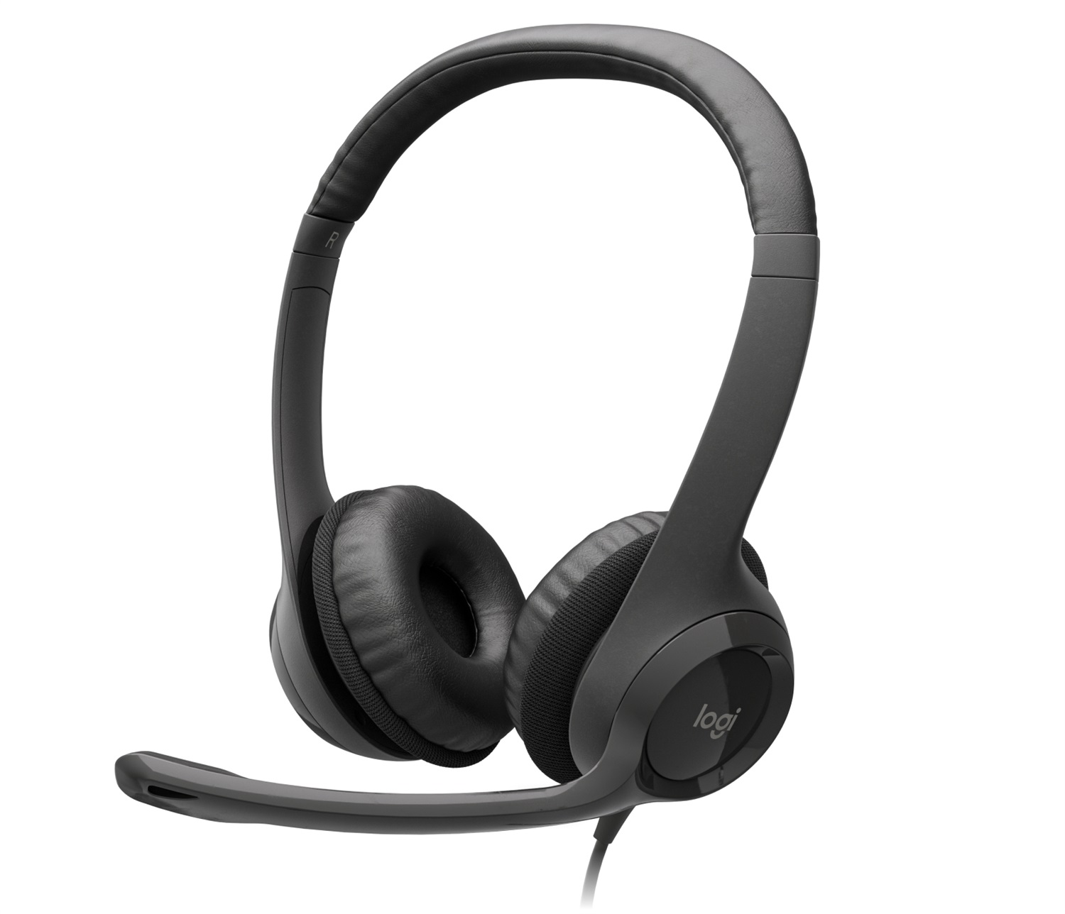 Logitech H390 Cuffie con Microfono USB Cablato - Nero, Comfort Ergonomico, Cancellazione del Rumore