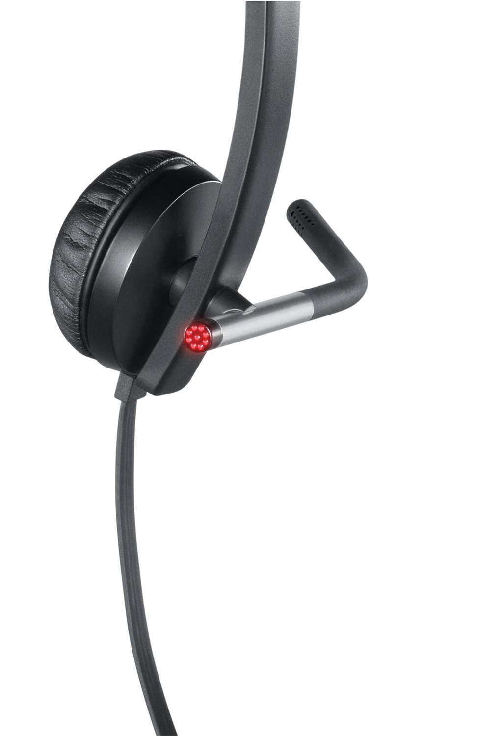 Logitech H650e Auricolare Cablato A Padiglione per Ufficio USB Tipo A - Nero, Argento