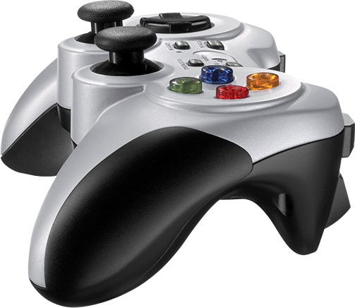 Logitech G F710 Wireless Gamepad Nero e Grigio - Connessione 2,4 GHz con Nano-ricevitore USB, Dual Vibration Feedback, D-Pad e Pulsanti Funzione per PC
