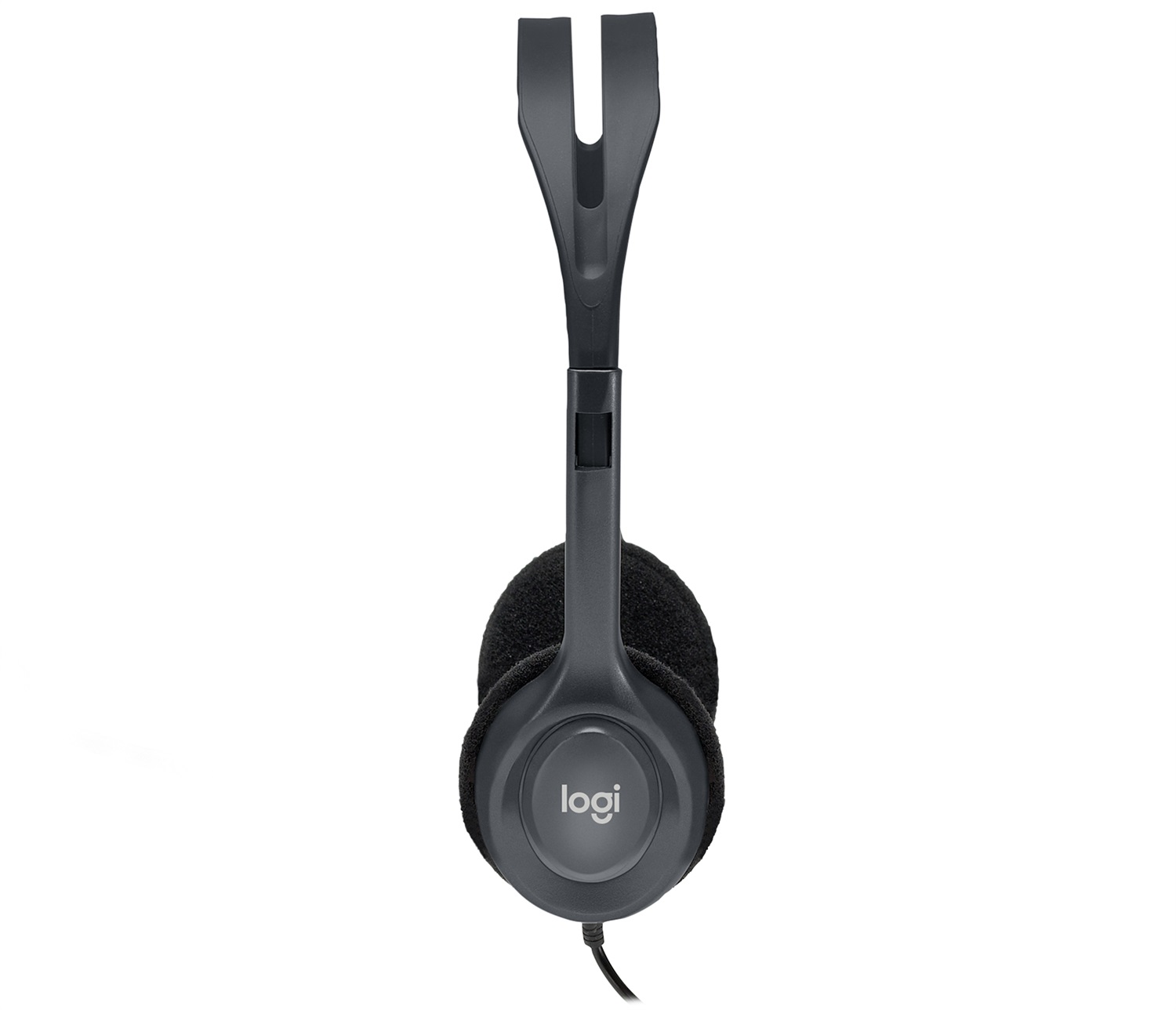 Logitech H111 Auricolare Cablato Stereo con Microfono, Eliminazione Rumore, 2,35 m, Grigio