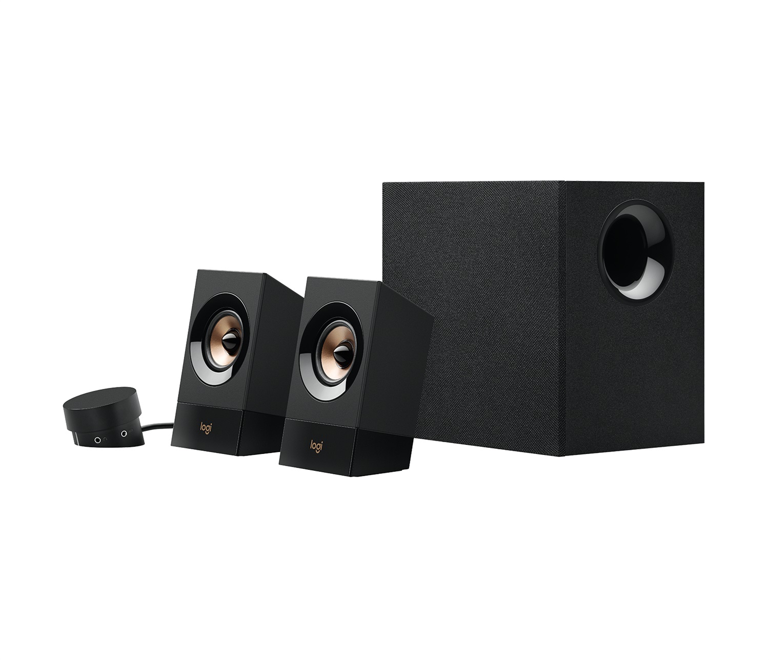 Logitech Z533 Sistema di Altoparlanti 2.1 con Subwoofer - 60 W RMS, 120 W Totali, Universale, Nero