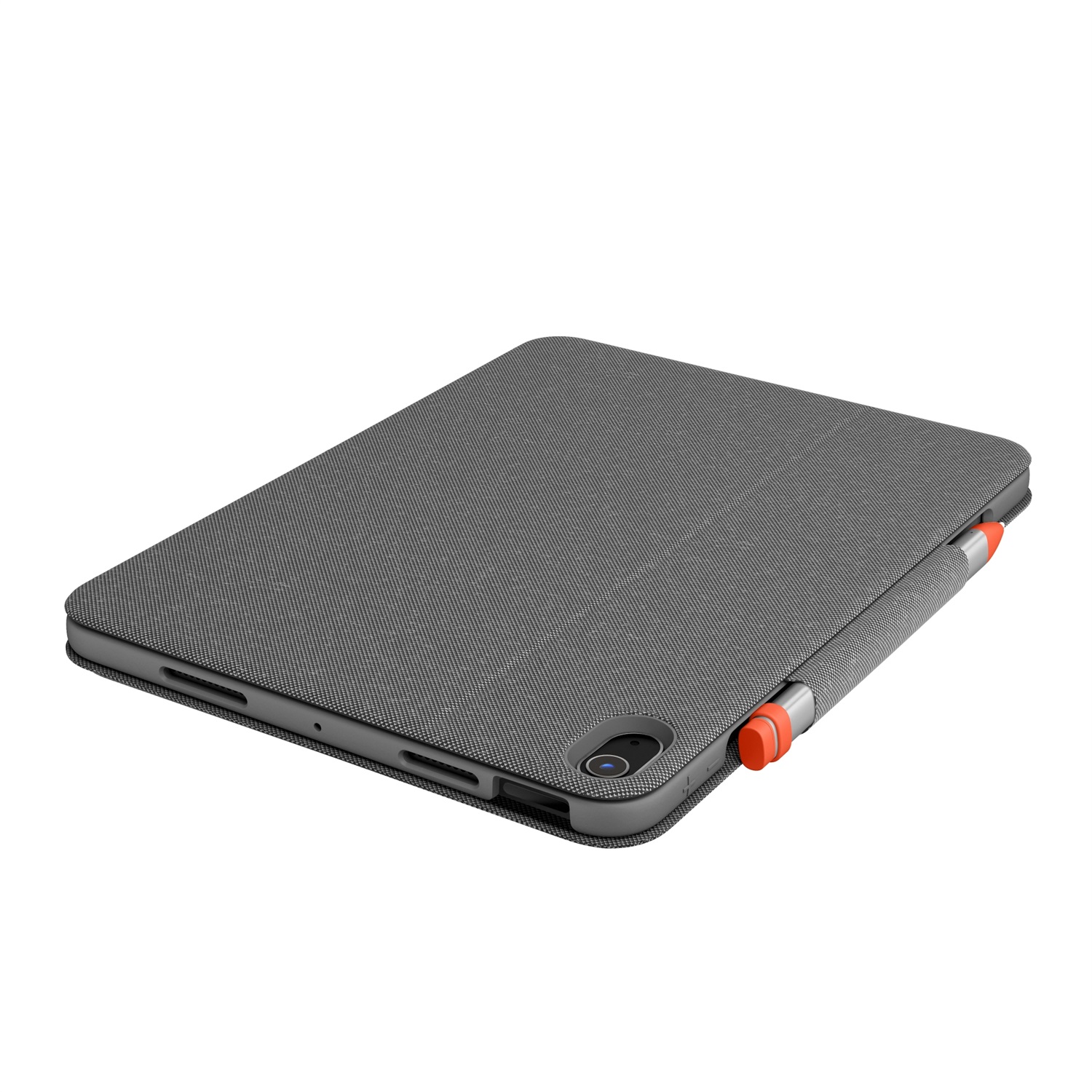 Logitech Folio Touch Custodia iPad con Tastiera e Trackpad - Compatibile con iPad Air 4a e 5a Gen, Layout Francese AZERTY, Colore Grigio