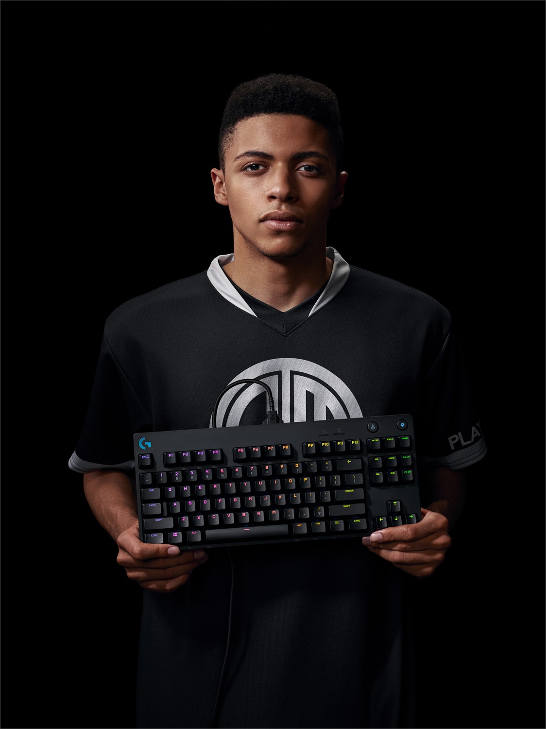Logitech G PRO Tastiera Gaming Meccanica Tenkeyless USB QWERTY Italiano Nero con Switch GX Blue Clicky e Retroilluminazione LIGHTSYNC RGB