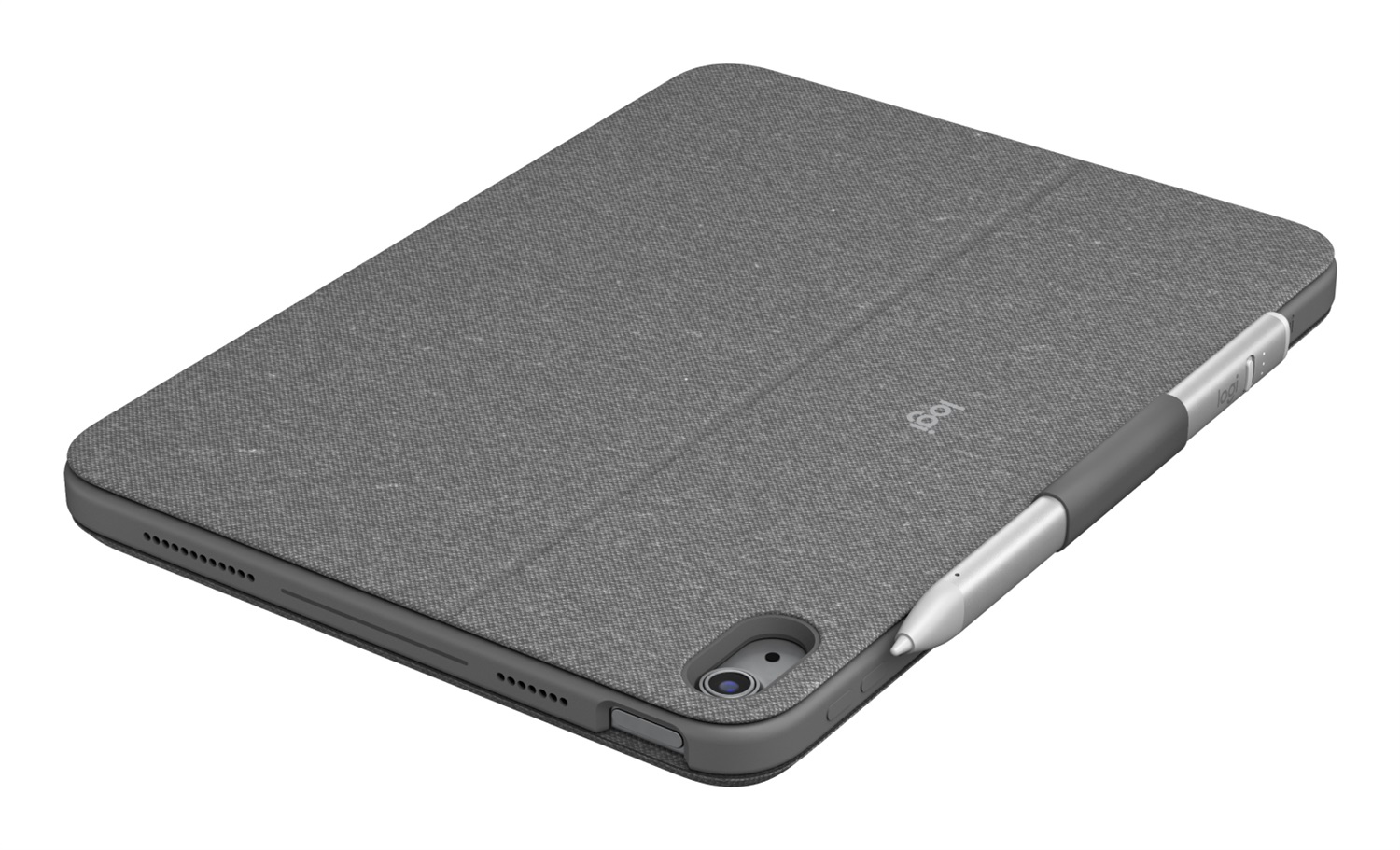 Logitech Combo Touch Tastiera per iPad 10th Gen - QWERTY US International con Smart Connector e Touchpad Grigio