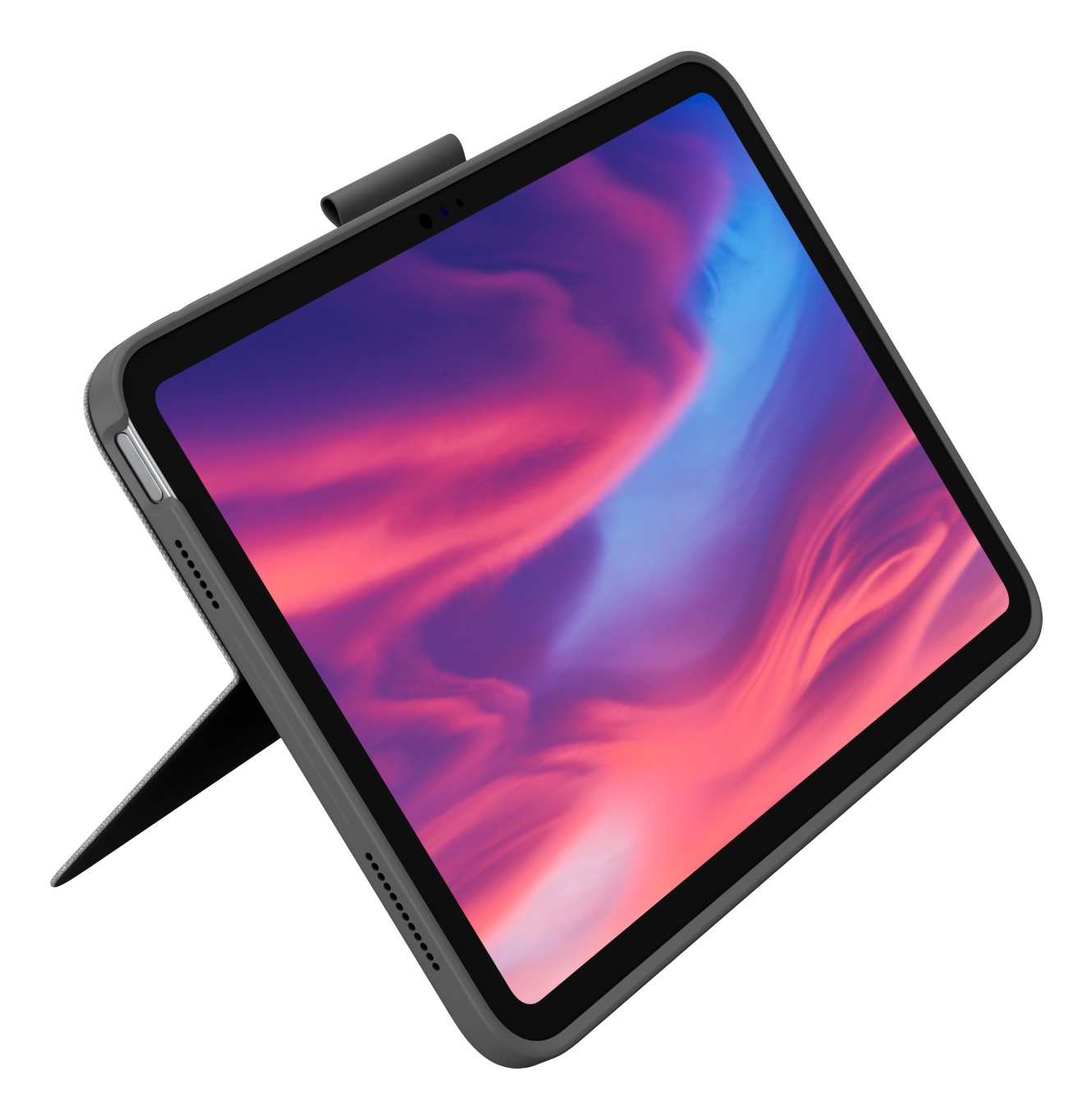 Logitech Combo Touch Tastiera per iPad 10th Gen - QWERTY US International con Smart Connector e Touchpad Grigio