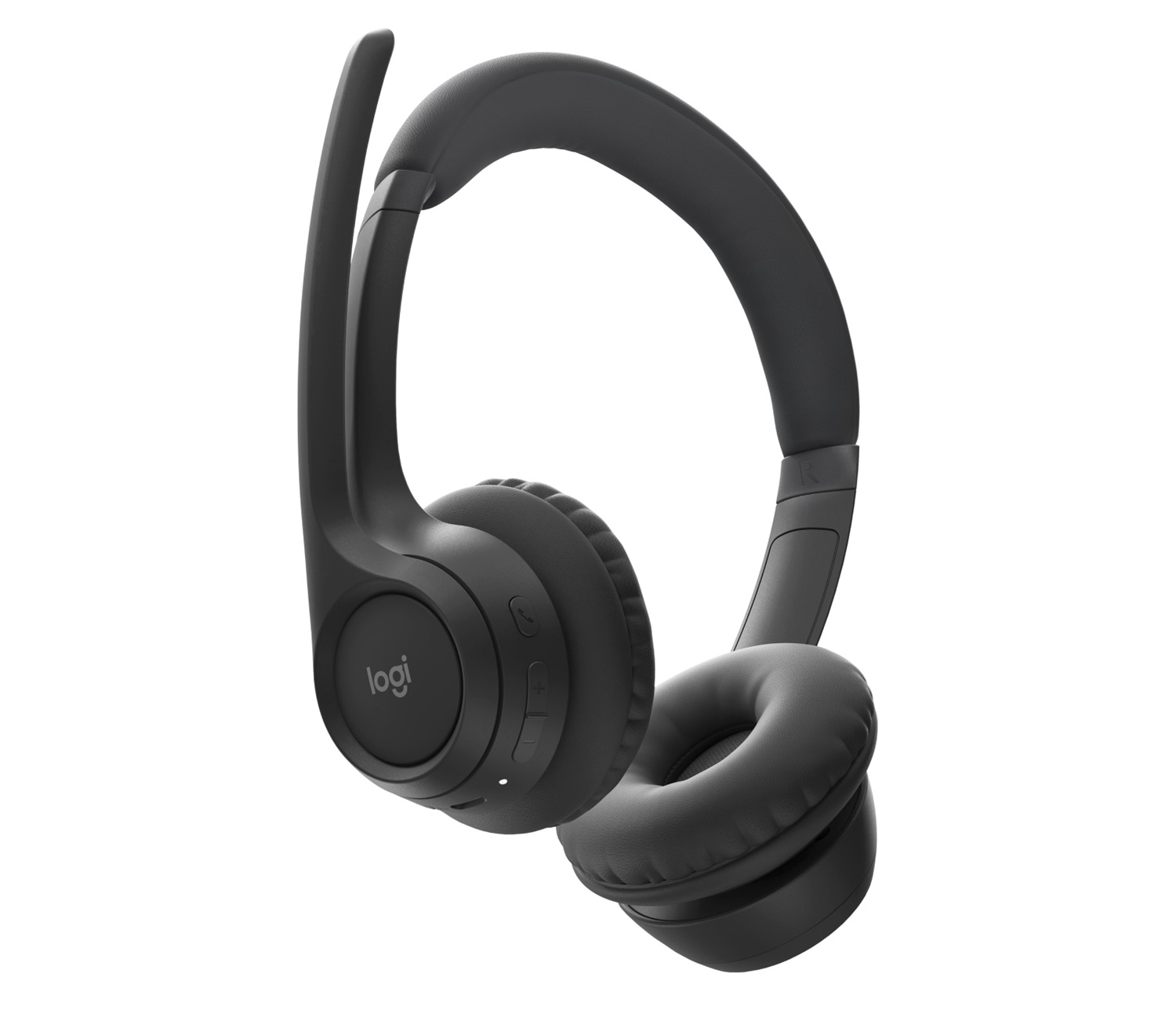 Logitech Zone 300 Cuffia Wireless Bluetooth con Microfono, Cancellazione del Rumore, Compatibile con Windows, Mac, iOS, Android - Nero