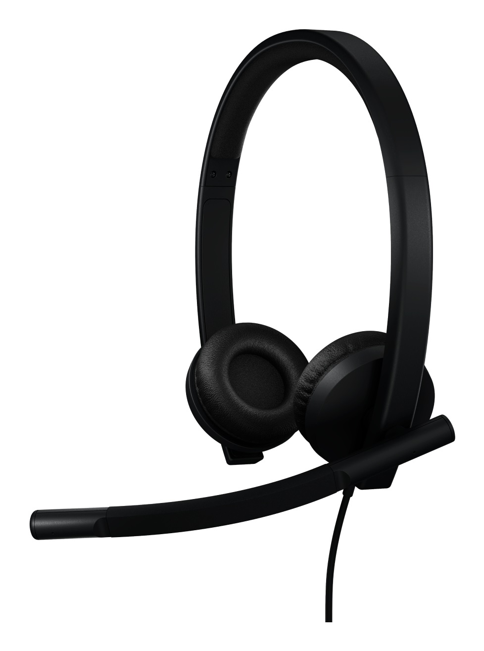 Logitech H570e Auricolare Cablato USB-C con Microfono e Cancellazione del Rumore, Certificato per Microsoft Teams, Nero