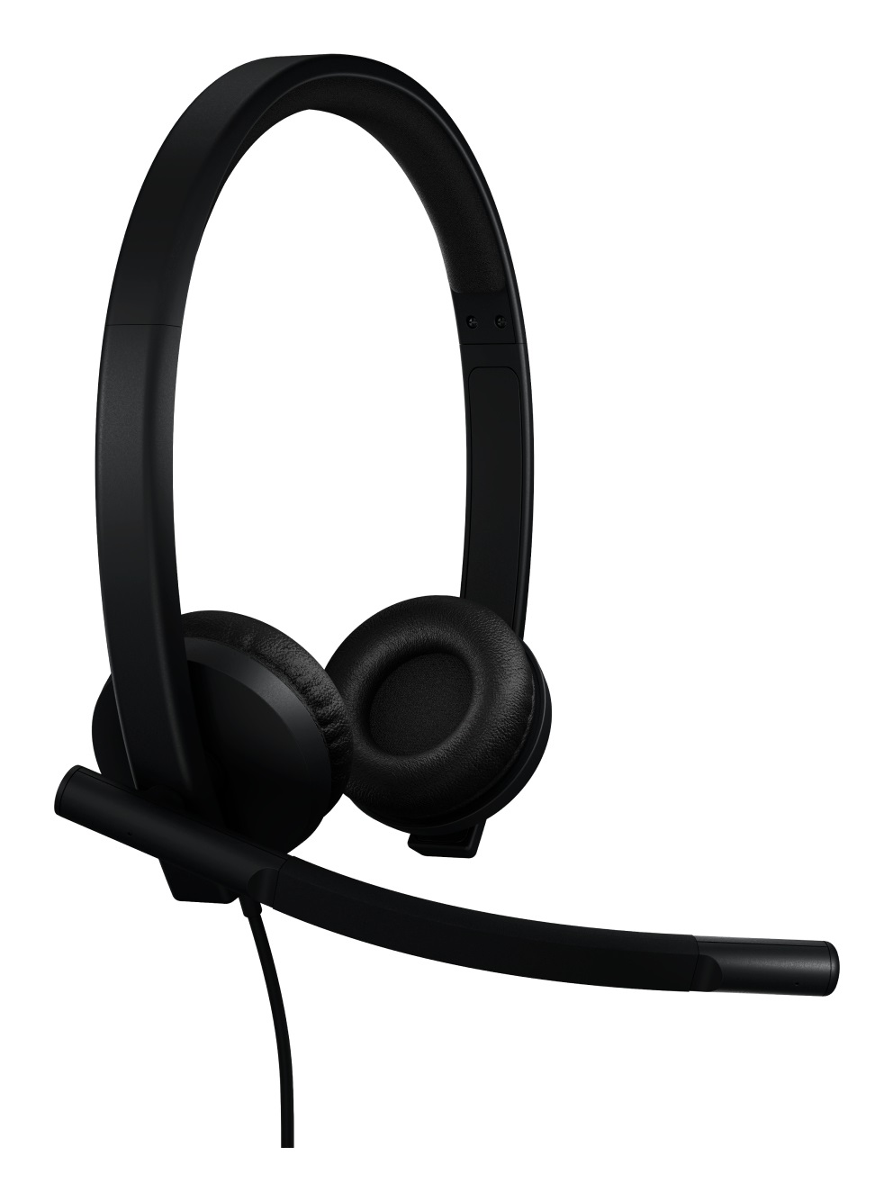Logitech H570e Auricolare Cablato USB-C con Microfono e Cancellazione del Rumore, Certificato per Microsoft Teams, Nero