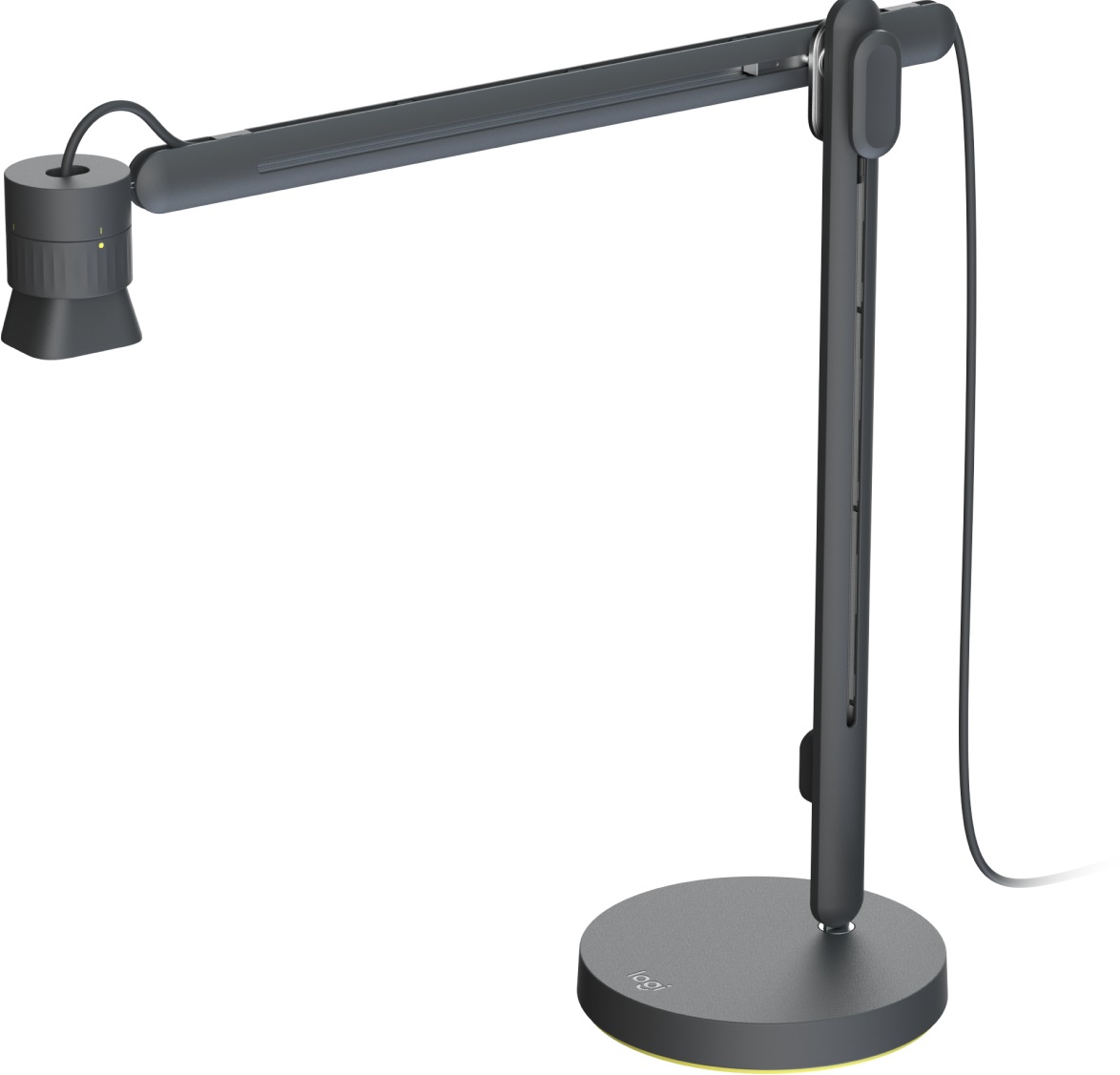 Logitech Reach Webcam Full HD 1080p 60fps USB-C Grafite - Montaggio Stand