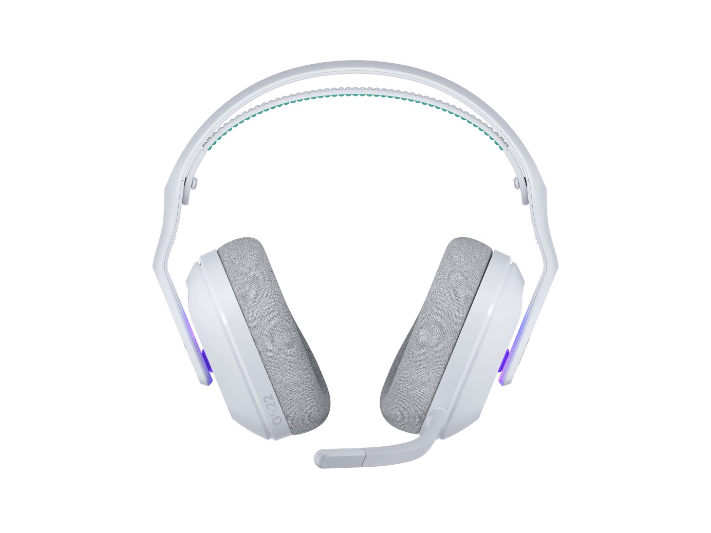 Logitech G G522 Lightspeed Cuffie Gaming Wireless Over-Ear con Microfono, RGB LIGHTSYNC, Connettività Tripla, Bluetooth e USB-C, Bianco