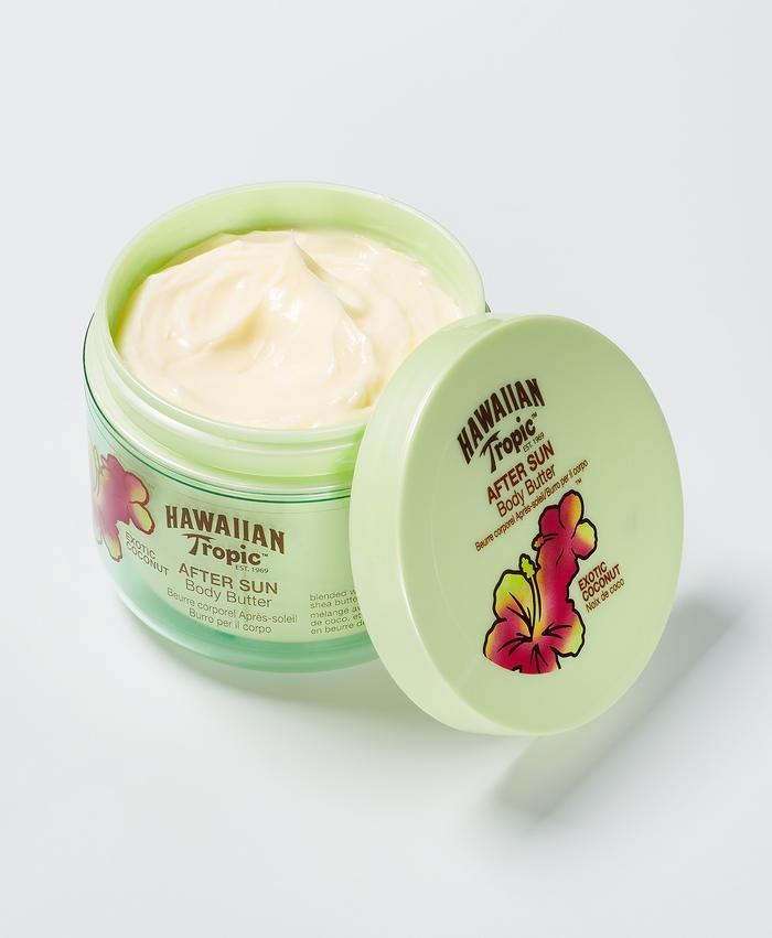 Hawaiian Tropic Enriching Body Butter Doposole - 250 ml, 12 Ore di Idratazione, con Burro di Karité e Profumo di Cocco, Vegan