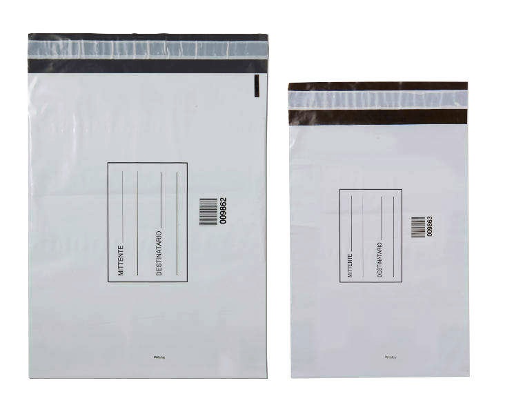 Willchip Buste per Spedizioni WeFLY in MaterBi Bianco Opaco - Formato C3 33x42 5 cm - Confezione da 25 Pezzi