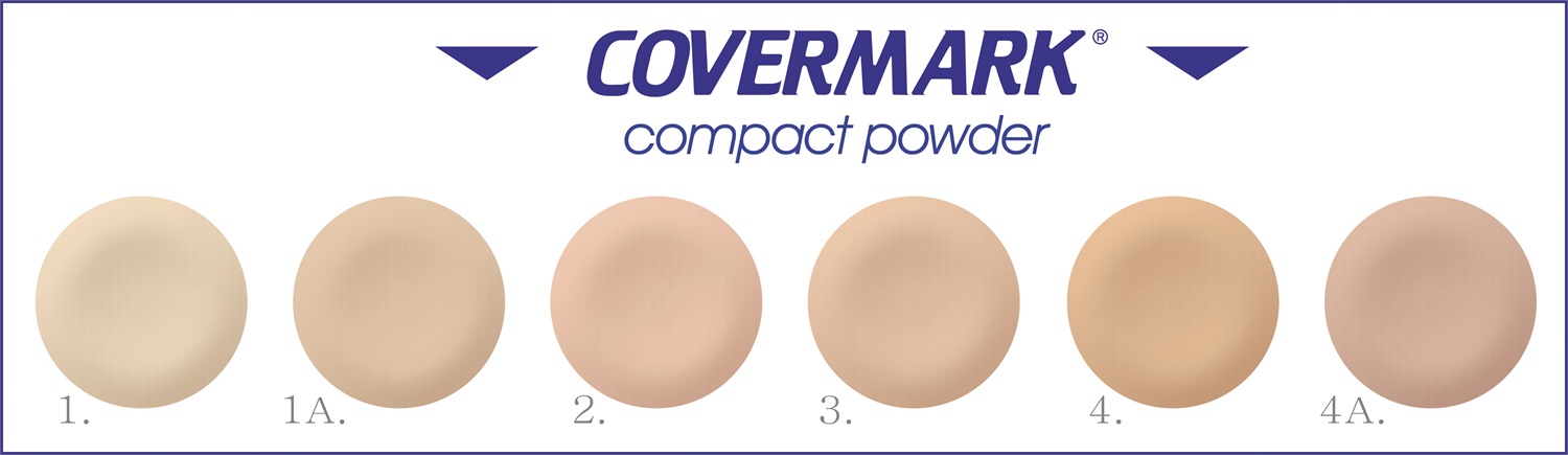 Covermark Cipria Compatta Waterproof Camouflage Ipoallergenica per Pelle Normale, Con Vitamina E, Tono 02, Formato 10g