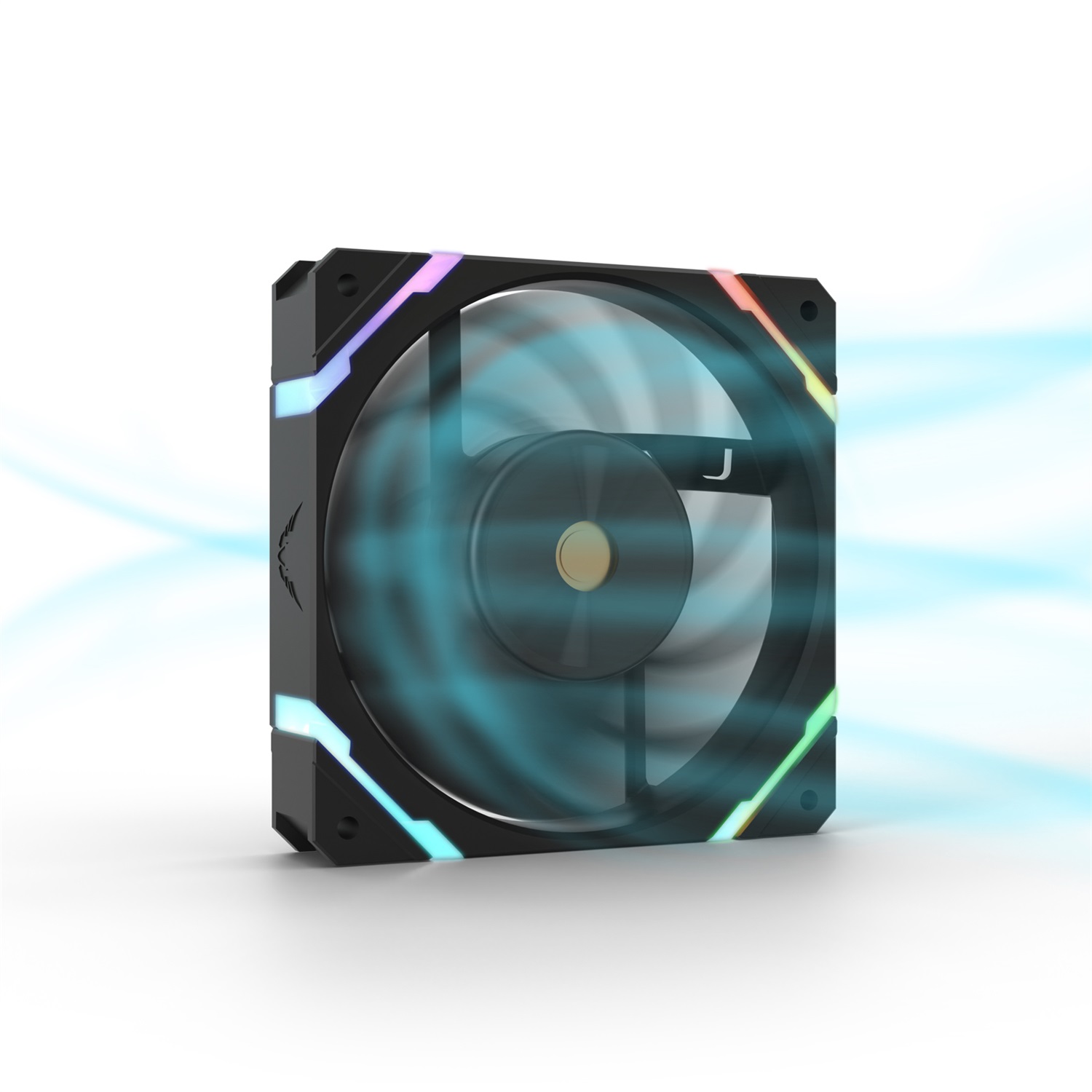 Valkyrie VK-FANX12RB Ventola PC 120mm ARGB Reverse - Ventilatore per Processore Nero