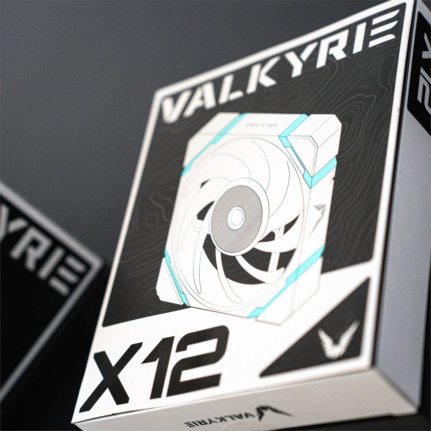 Valkyrie VK-FANX12RB Ventola PC 120mm ARGB Reverse - Ventilatore per Processore Nero