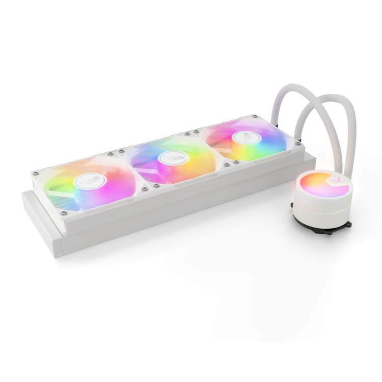 Valkyrie A360 Raffreddatore di liquidi tutto in uno 360mm Bianco con illuminazione ARGB