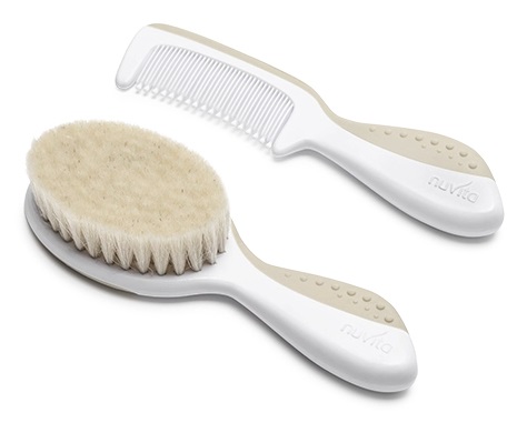 Nuvita 1147 Beauty Set per Neonato - Kit Completo con Termometro Digitale, Spazzola, Forbicine, Tagliaunghie e Astuccio da Viaggio