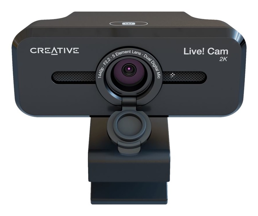 Creative Labs Creative Live! Cam Sync V3 Webcam 5 MP 2560 x 1440 Pixel USB 2.0 Nero con Zoom Digitale 4X e Microfoni Integrati