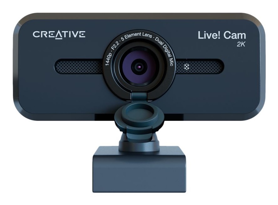 Creative Labs Creative Live! Cam Sync V3 Webcam 5 MP 2560 x 1440 Pixel USB 2.0 Nero con Zoom Digitale 4X e Microfoni Integrati