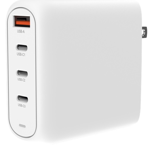 Creative 100 W Caricatore GaN 4 Porte USB con PPS, PD 3.0 e QC 4.0 per Telefoni e Computer Portatili