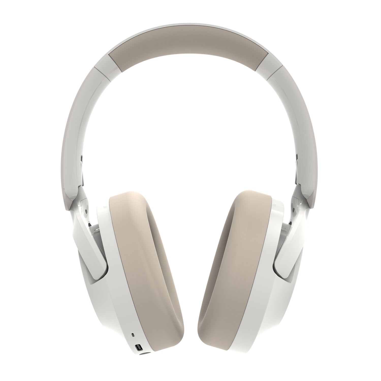 Creative Labs Zen Hybrid 2 Cuffie Over-ear Bluetooth e USB-C con Cancellazione Attiva del Rumore, Modalità Ambiente, Fino a 67 Ore di Autonomia, Crema